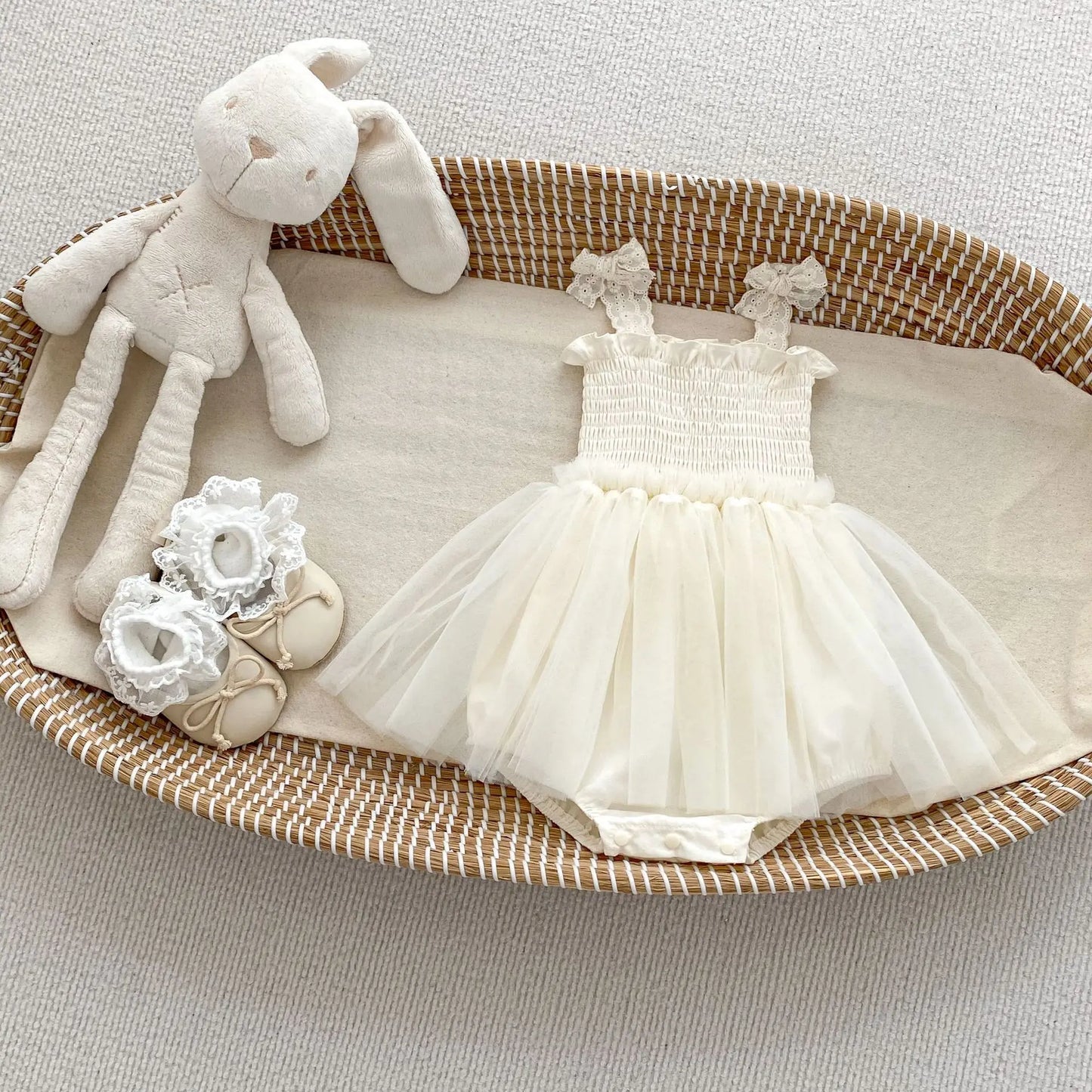 Summer 0-2Y Baby Girls Clothes Mesh Ruffle Baby Bodysuit Toddler Camisole One Piece Cute Baby Outfit Dress Style Romper