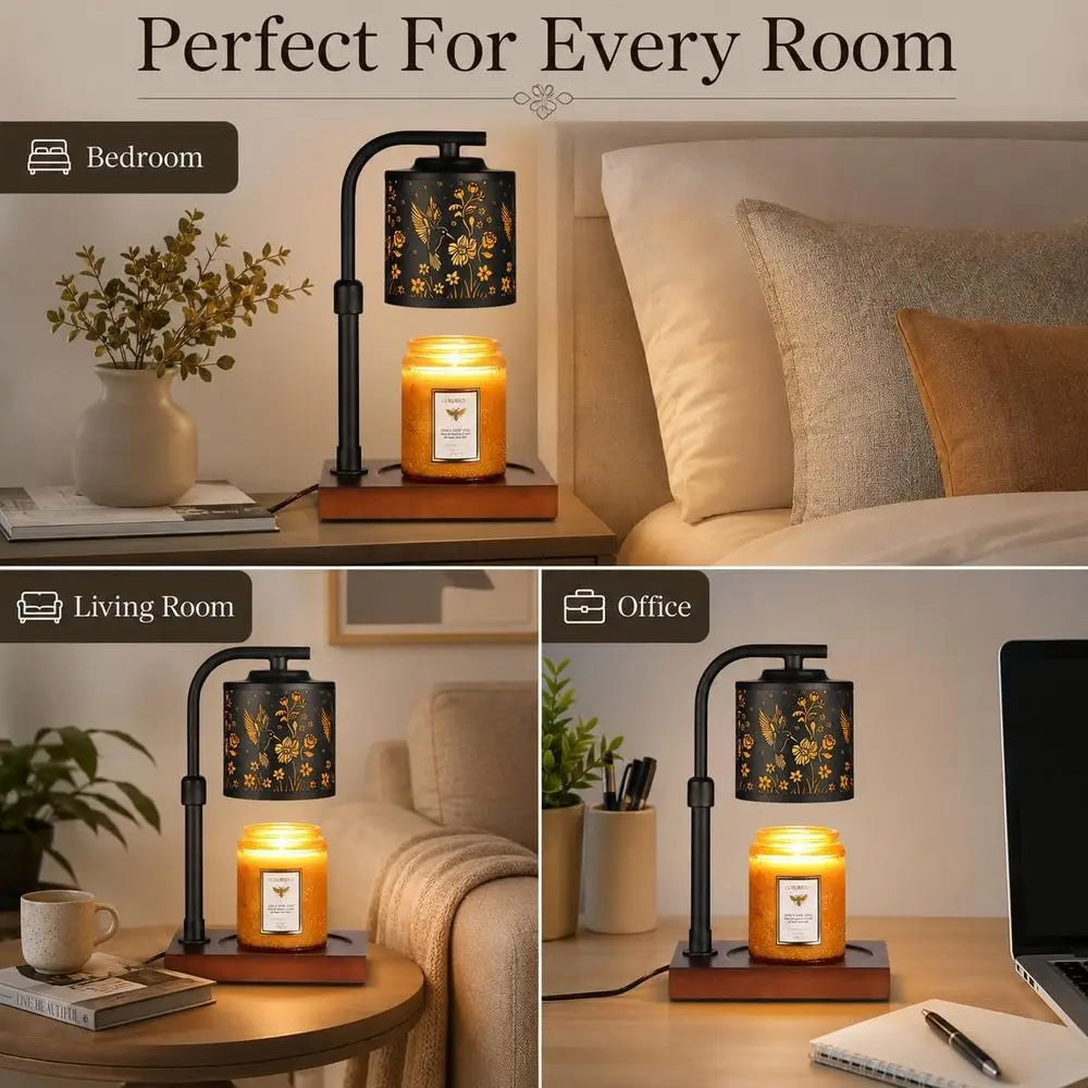 Candle Warmer Lamp Adjustable Height Dimmable Home Decor Electric Candle Warmer Jar Candles Birthday Gifts Women Mom