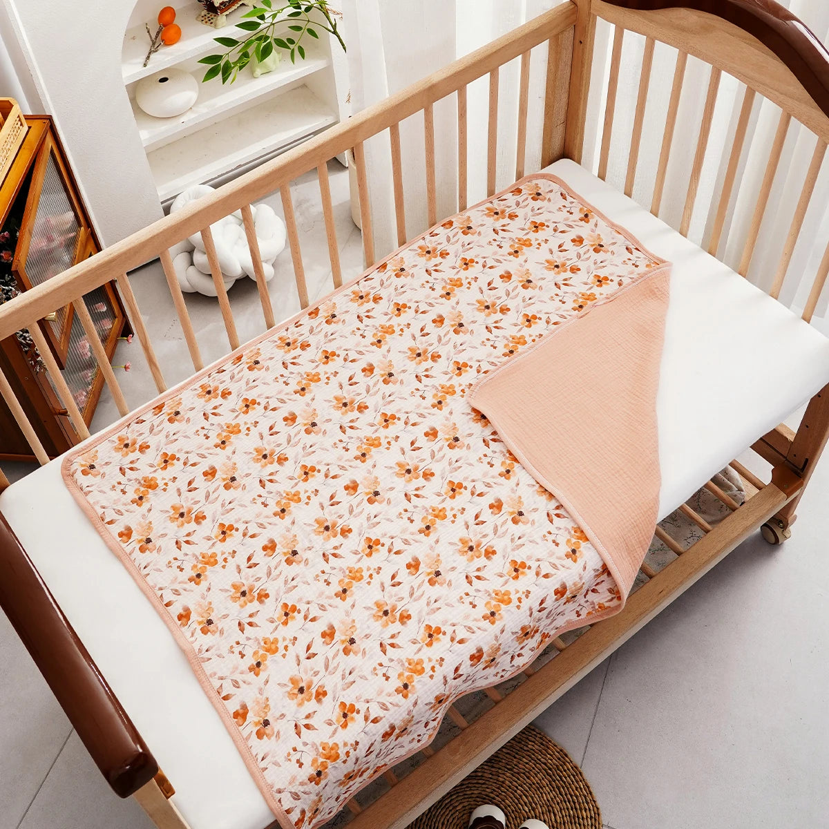 #My Soft Life# 75X100cm Baby Receive Blanket for Newborn Cotton Muslin Swaddle Blanket Bedding Infant Bath Towel
