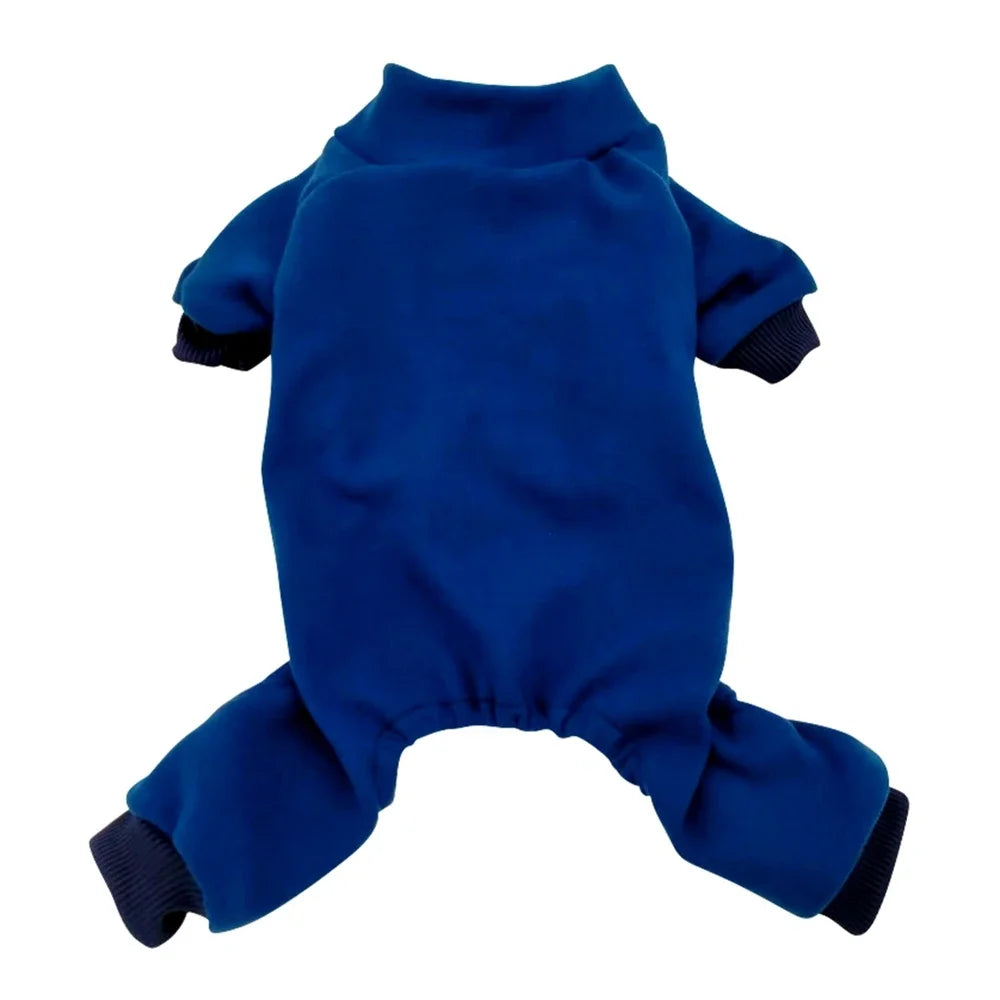 Winter Fleece Dog Pajamas Pet Clothes For Small Medium Dogs Cat Pyjama Puppy Jumpsuit for Dogs Sleepingwear Warm Clothing Coat
