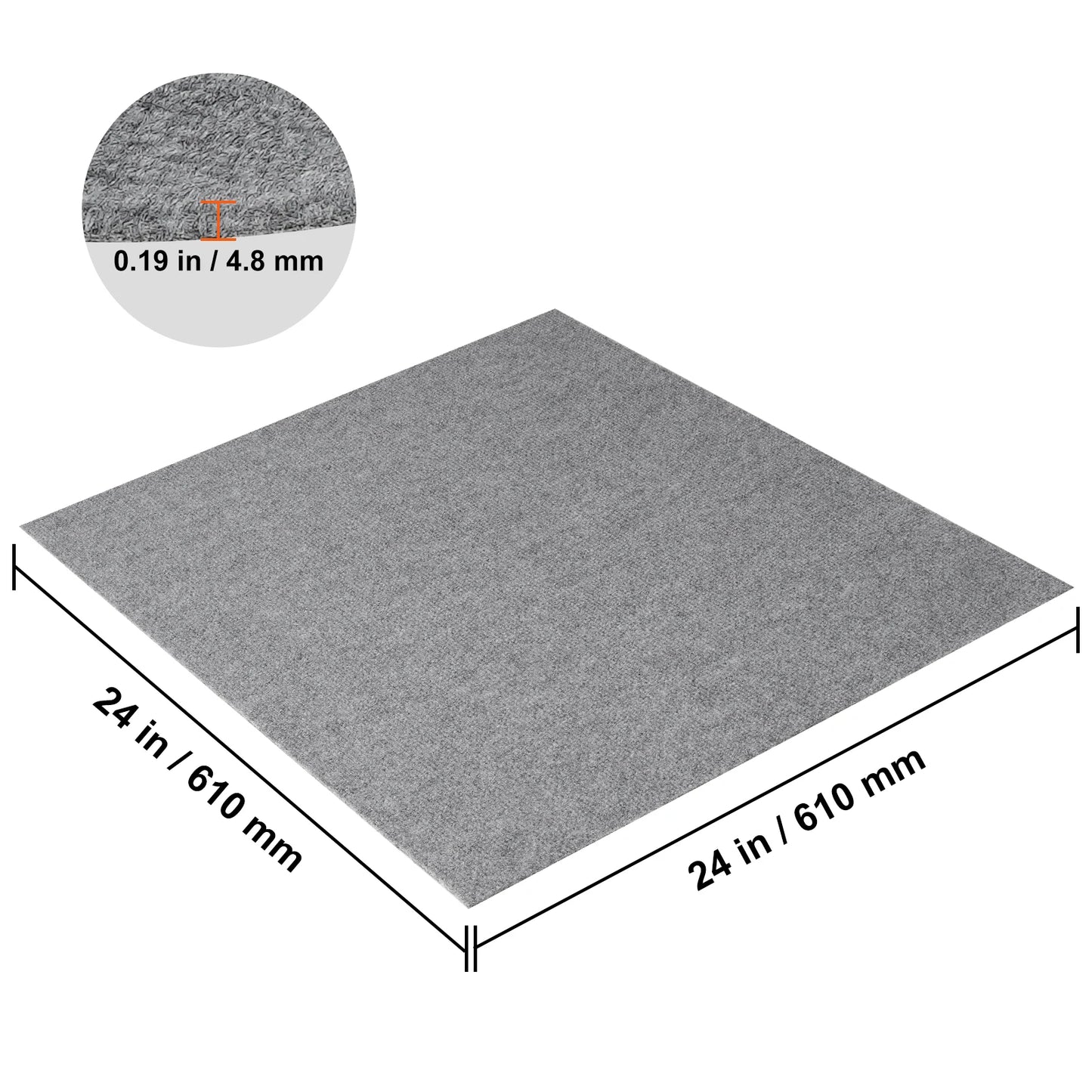 Carpet Tiles Peel & Stick Self Adhesive Carpet Floor Tile Soft Padded Carpet Tiles Bedroom Living Room Indoor Outdoor