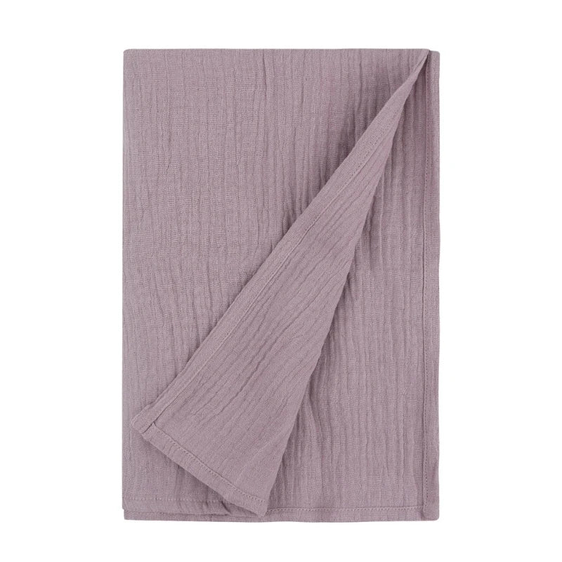 Baby Muslin-Towel Cotton Swaddle Blanket Infant Summer Thin Quilt High Absorbent Bath Towel Air Conditioned Room Blanket