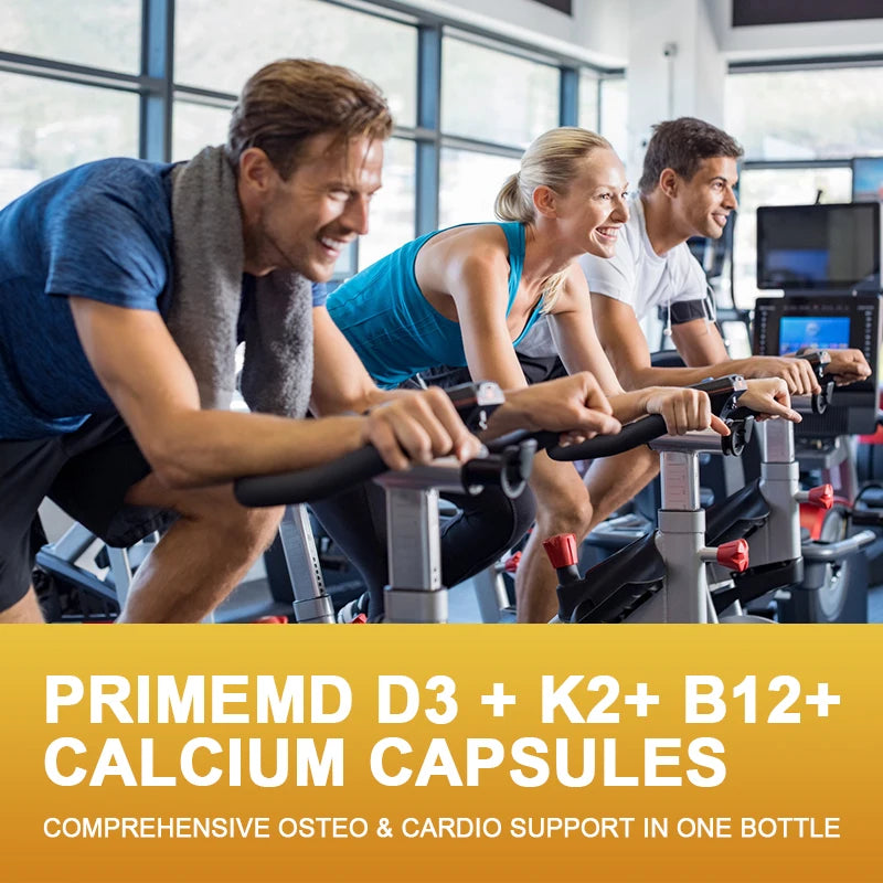 4in1 Vitamin D3 Calcium Capsules for Bone Strength Heart Health Immune Support Nerve and Muscle Function Health