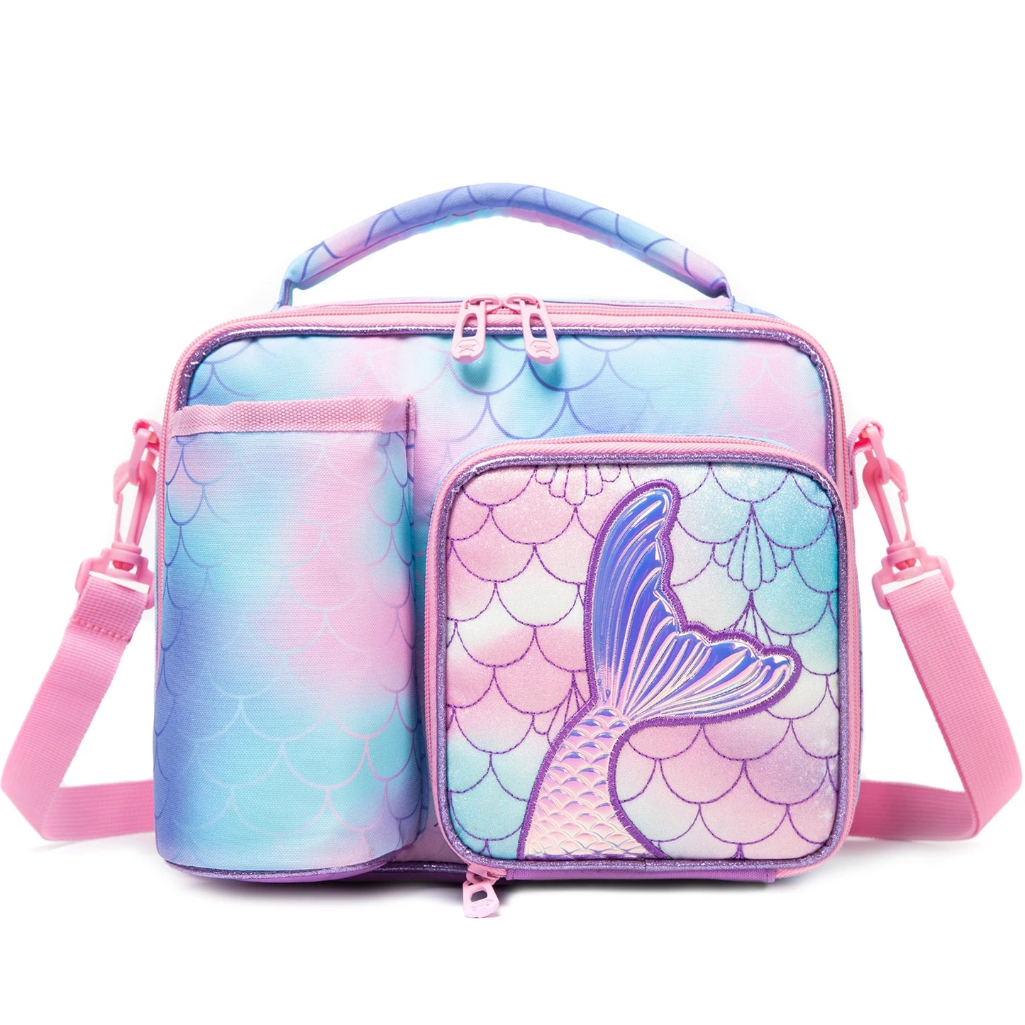MYHSBYO Cute Animal Kids Lunch Box Meal Bag Washable Lunch Bag Reusable Leakproof Bag for School Nursery It's Beautiful for Girls