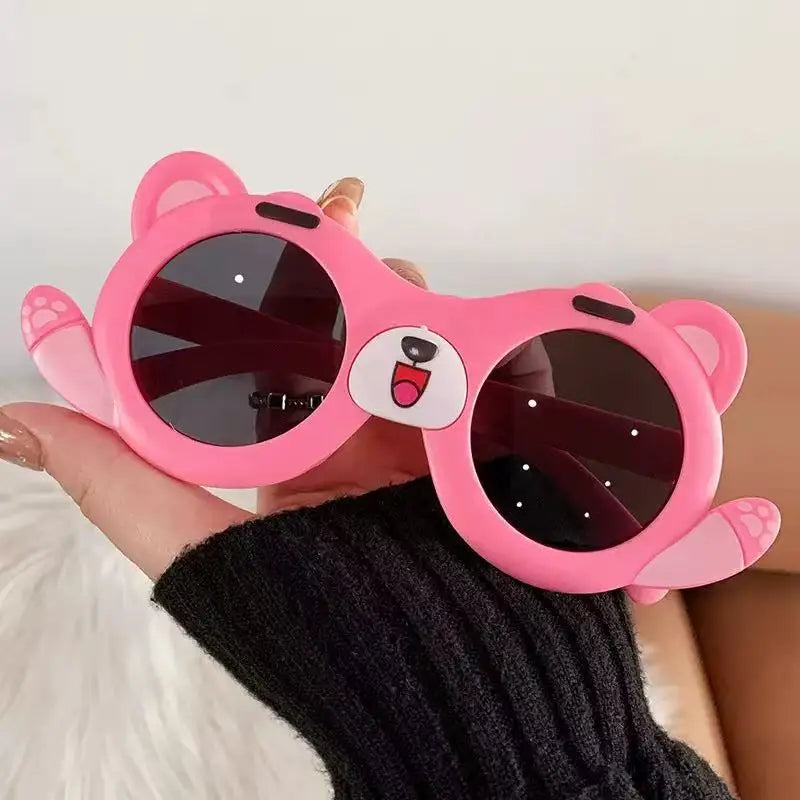 Cute Red Panda Sunglasses New Children UV Protective Travel Glasses for Outdoor Fun