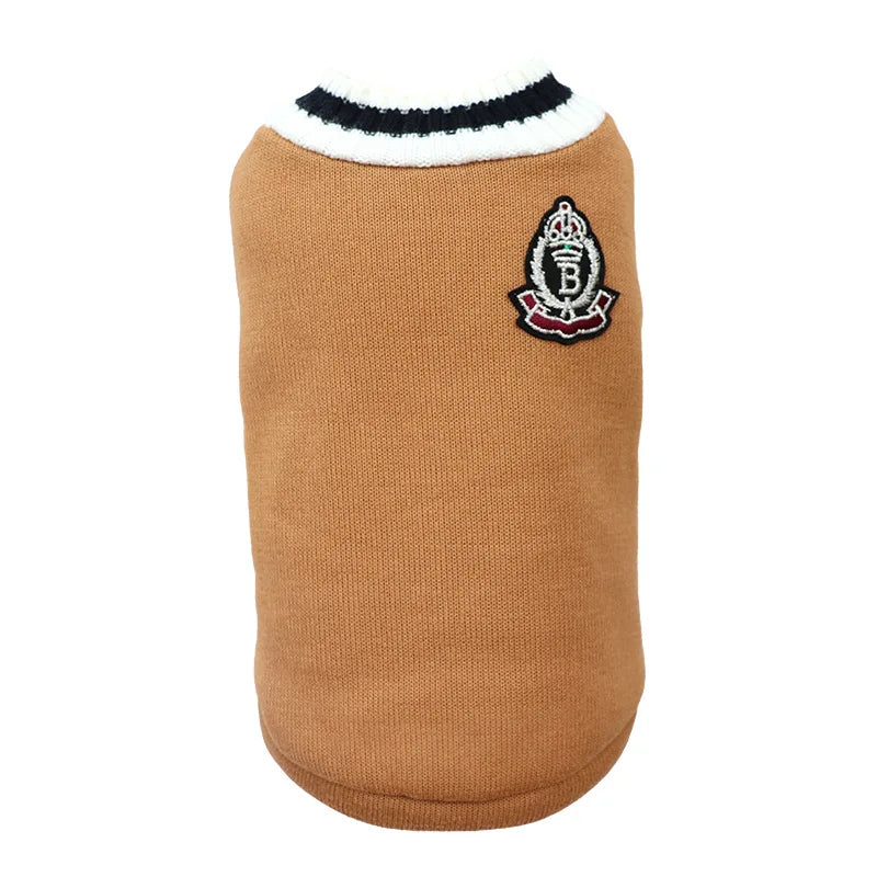 Pet Cat Solid Costume Autumn Winter Christmas Sweater For Small Dogs Kitten Pullover Puppy Vest Clothes Kitty Jacket Outfits
