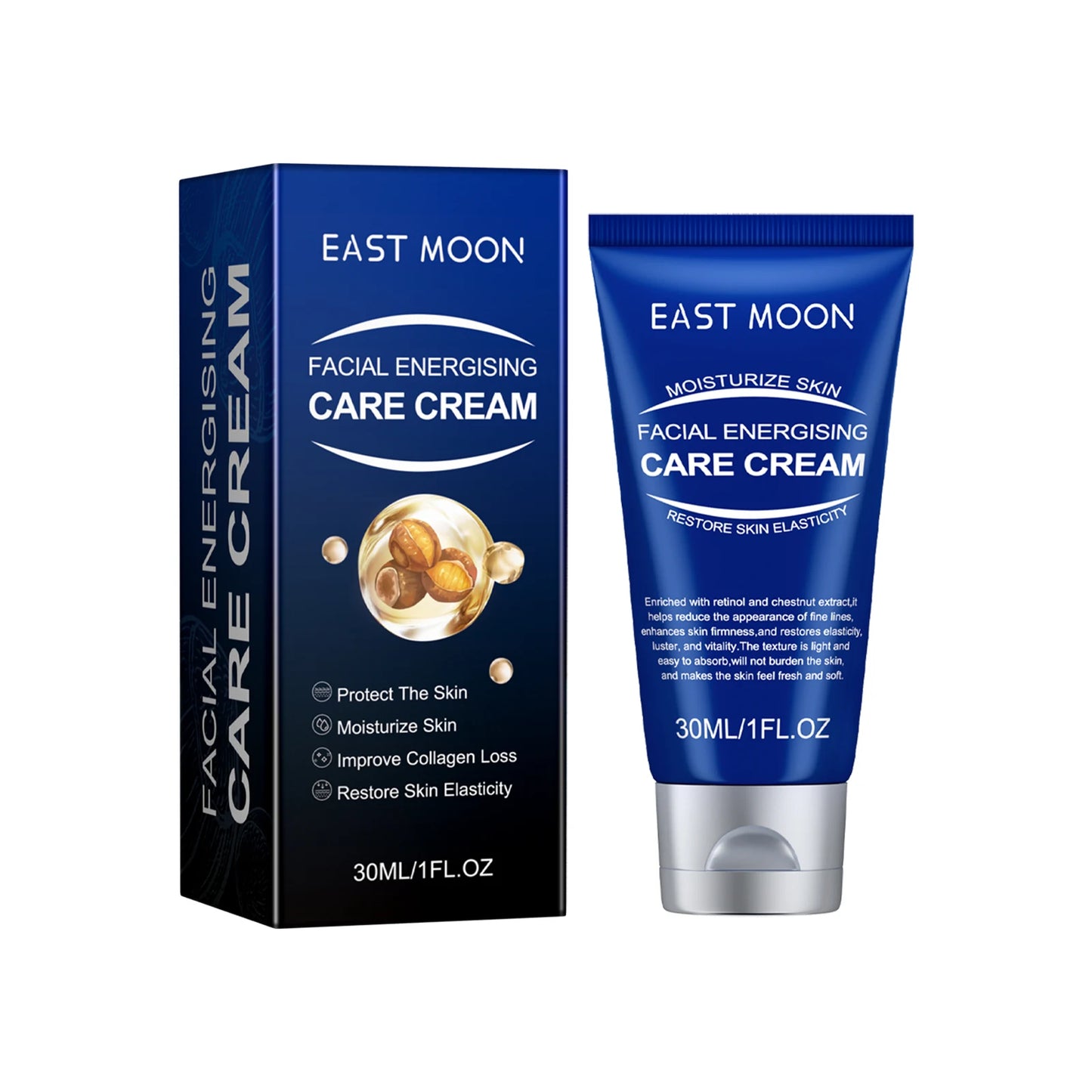East Moon 30ml Men's Moisturizing Lotion Firming Nourish Facial Skin Anti Aging Oil Control Shrink Pores Brighten Men Lotion