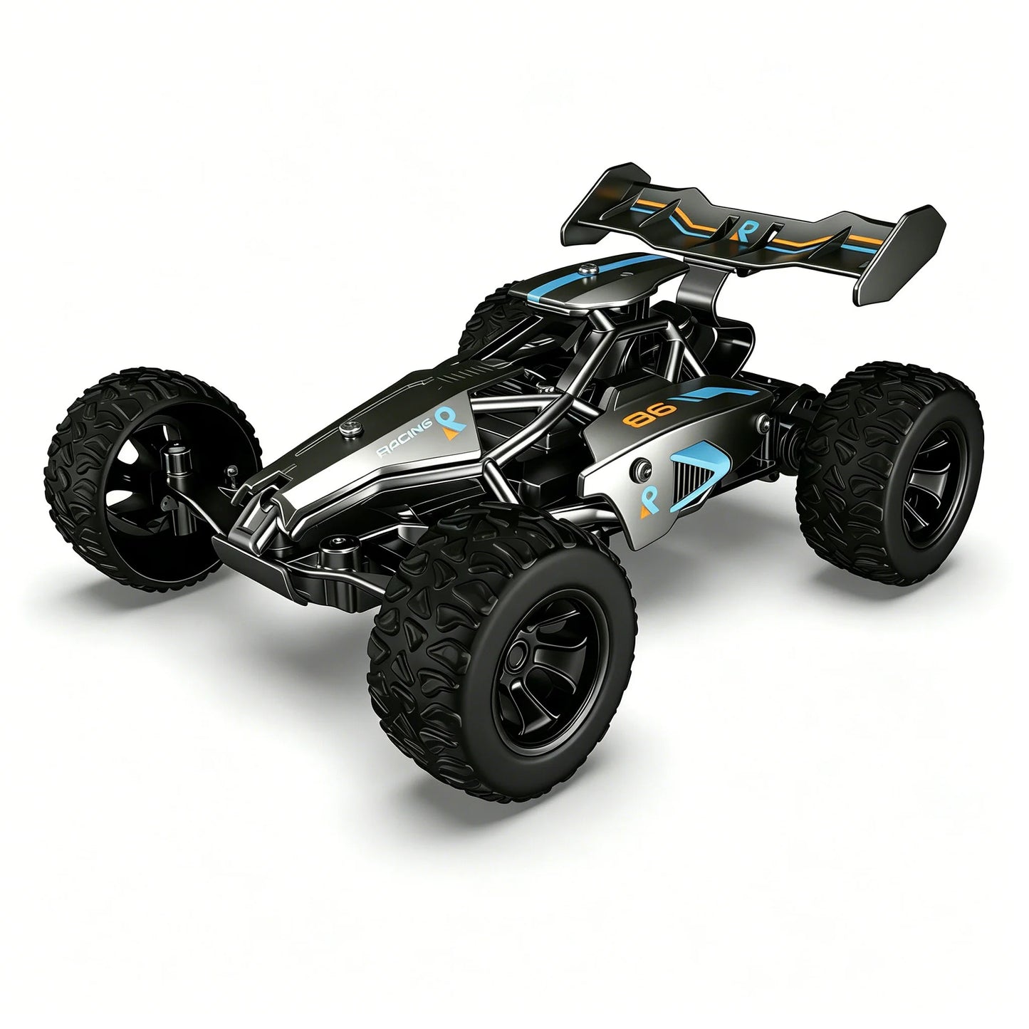 2.4G High-Speed RC Off-Road Buggy, All-Terrain 4WD Climbing Racing Truck with Big Tires, Remote Control Toy Gift for Boys& Kids