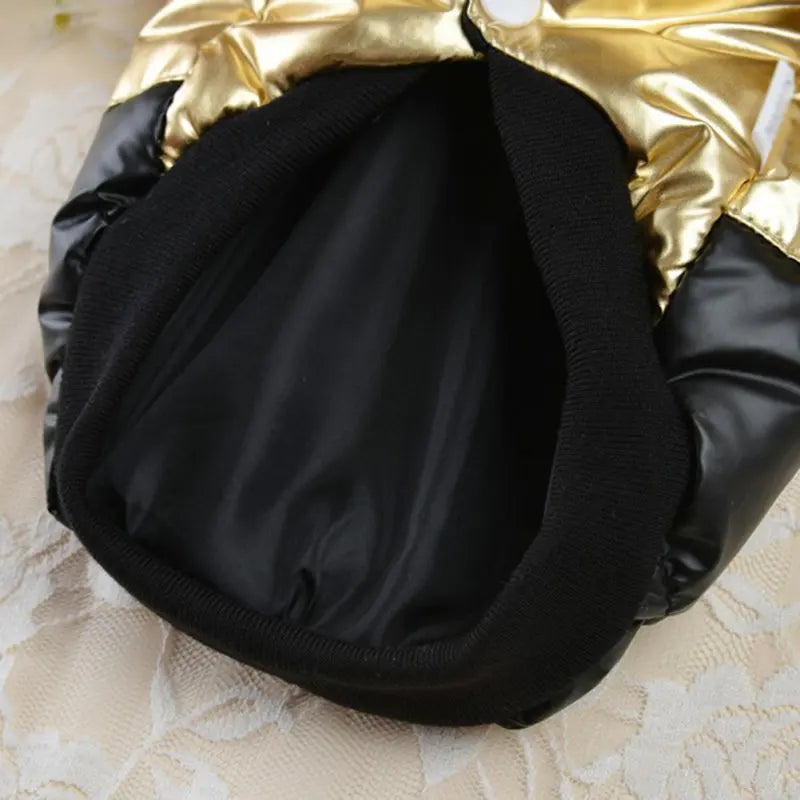 Winter Pet Dog Coat Warm Dog Puppy Autumn Cotton Padded Coat For Small Dogs Thickened Stand-up Collar Down Jacket