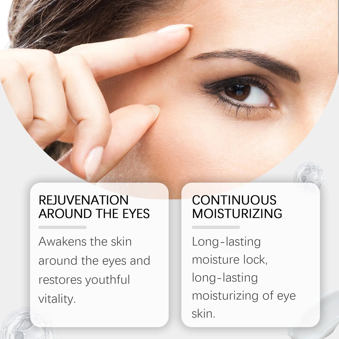 Ouhoe Collagen Eye Cream Hyaluronic Acid Deep Moisturizing Lightens Dark Circles Firms Skin Instant Eye Repair Serum Stick