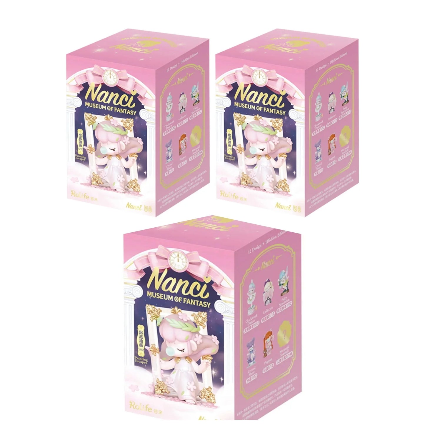Rolife Nanci Blind Box Nanci's Museum of Fantasy Action Figure Collectible Doll Toys Surprise Box for Kids Friends Adults