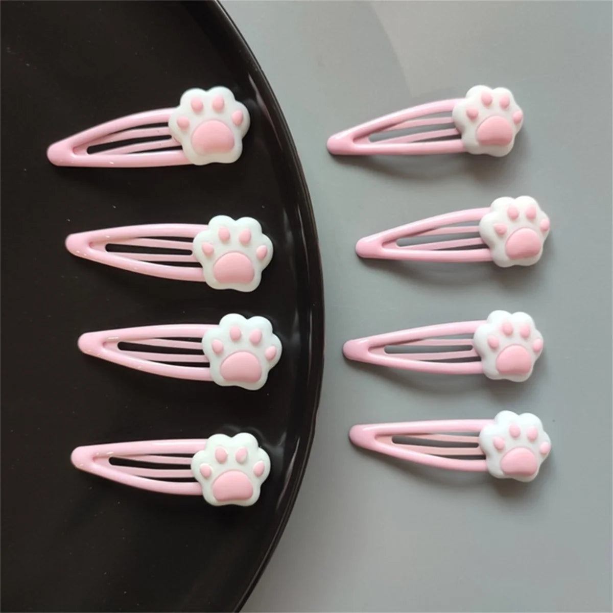 Y2K Cartoon Cat Paw Hair Clip Headwear - Stylish Travel Hairpins & Headdress Hairclip for Girls Fashionable Hair Accessories