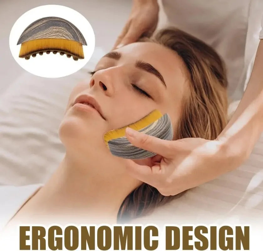 Lymphatic Contour Face Brush Ergonomically Designed To Fit Sculpting Drainage Massager for Face The Skin Precisely LBHL31