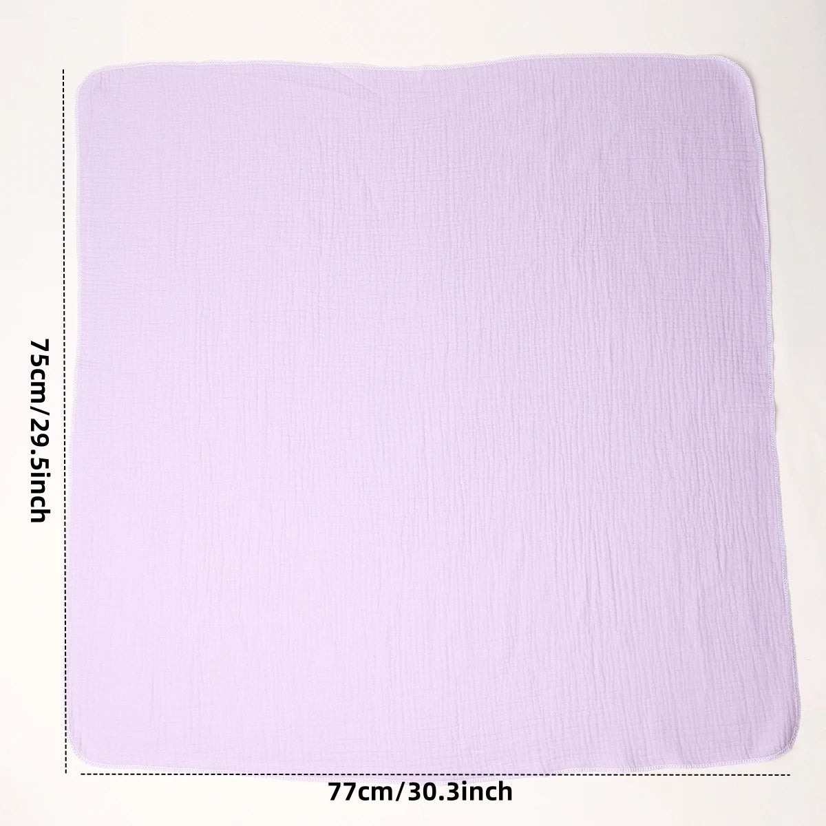 Baby Cotton Swaddle Blanket Muslin Bath Towel Newborn Crinkle Fabric Stroller Cover Wrap Gauze Toddler Sleep Blanket