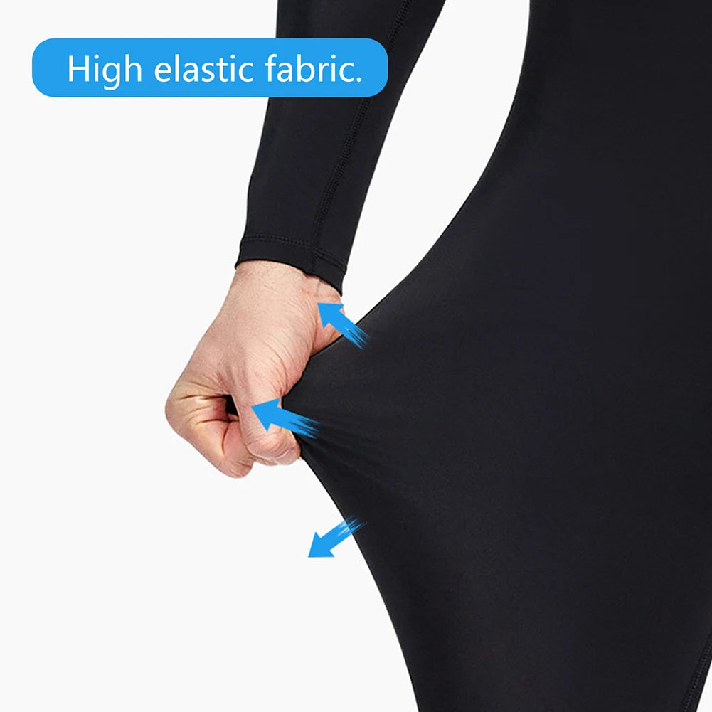 Men Diving Skin Clothes Long Sleeve Sunscreen Snorkeling Surfing Swimsuit Cold Proof Elastic Anti-scratch Water Sports Equipment