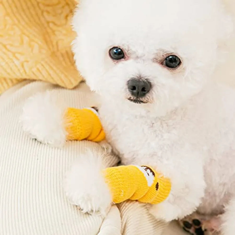 Pet Dog Elbow Protector with Elastic Knitted Warm Dog Hock Covers -, 8-13 lbs