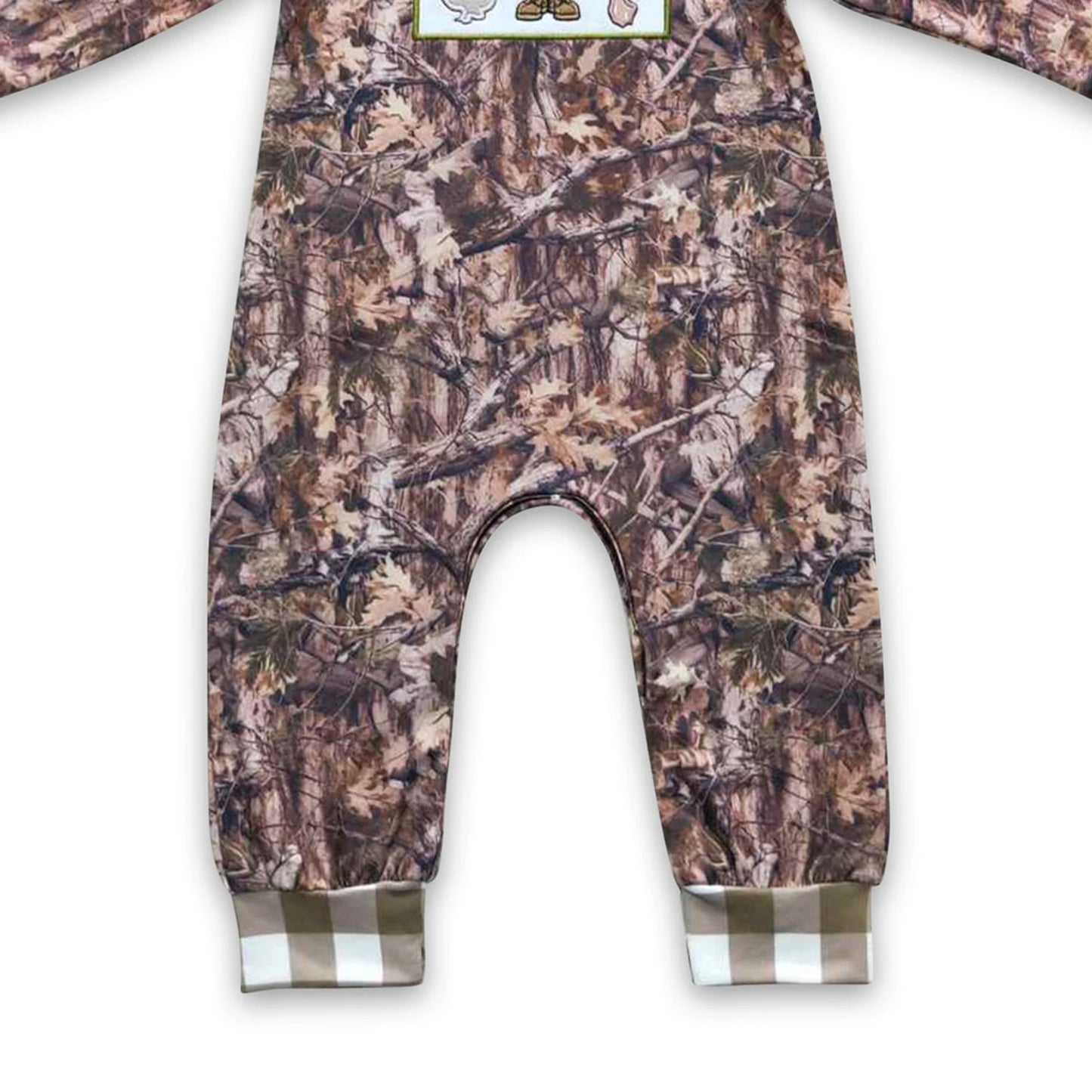 Baby Boys Hunting Boots Turkey Deer Camo Fall Rompers