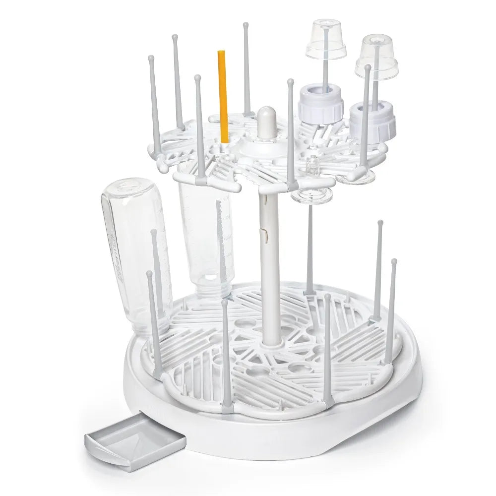 Baby Bottle Drying Rack Large Capacity White Sterilizer Organizer Stand Holder for Infant Newborn Feeding Supplies Accessories