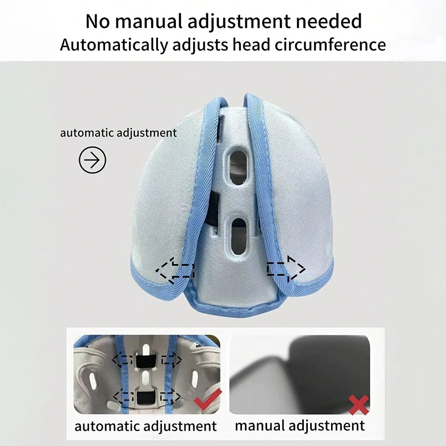 1Pc Baby Anti-Fall Head Protection Cap, Baby Anti-Collision Head Cushioning Protective Cap - Soft and Comfortable Padding, Cute Cartoon Breathable Design, Suitable for Newborns Crawling, Learning to Walk, and Beginners!