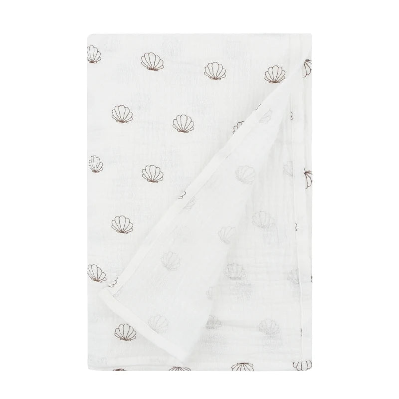 Baby Muslin-Towel Cotton Swaddle Blanket Infant Summer Thin Quilt High Absorbent Bath Towel Air Conditioned Room Blanket