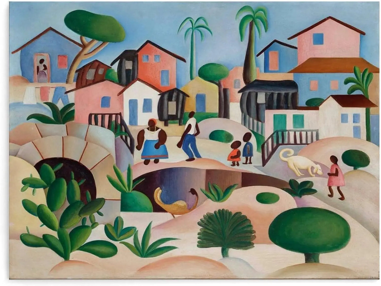 Modernist Surrealist Abstract Art Posters by Tarsila Do Amaral (2) Wall Poster Art Canvas Printing Gift Office Bedroom Aesthetic