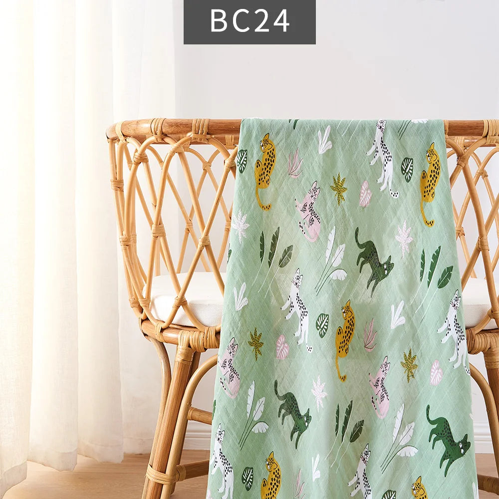 Elinfant Baby Swaddle Blanket All Season Breathable Blankets Newborn Bath Towel Various Patterns Multifunctio Use In Daily Life