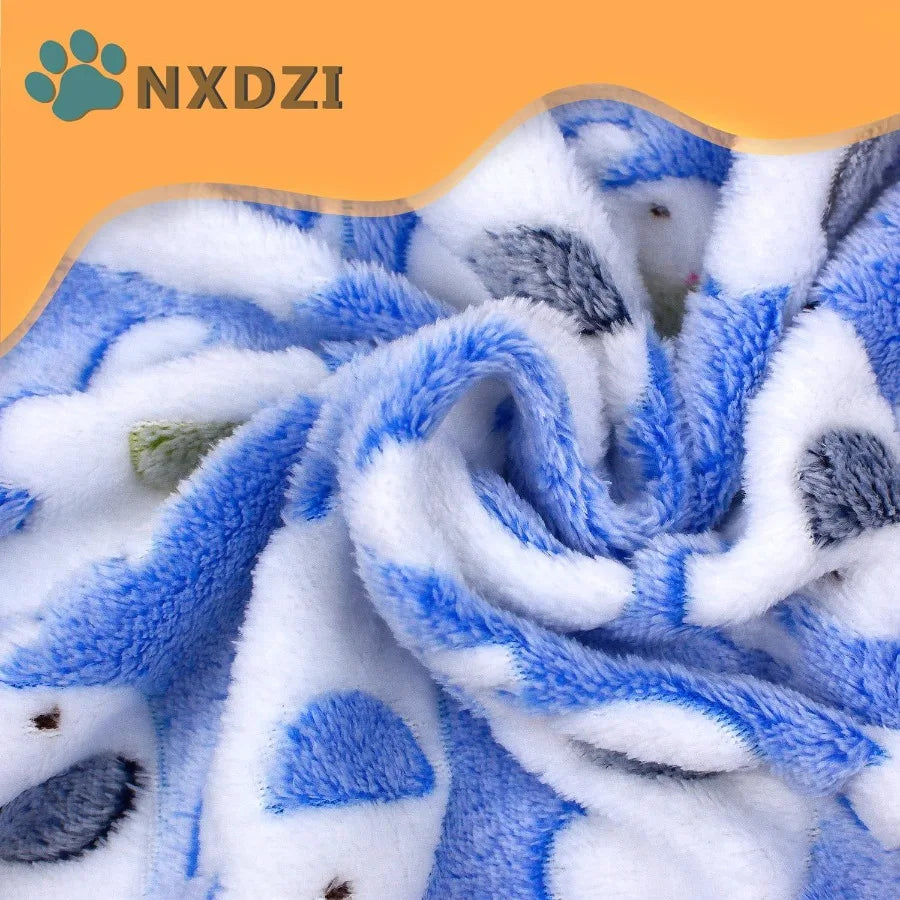 3Pack Washable Dog Blankets for Medium to Large Dogs Soft Fuzzy Pet Throw Cover 41 x 31 Ideal for Kennel Crate Beds Indoor Outd
