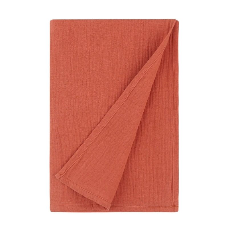 Baby Muslin-Towel Cotton Swaddle Blanket Infant Summer Thin Quilt High Absorbent Bath Towel Air Conditioned Room Blanket