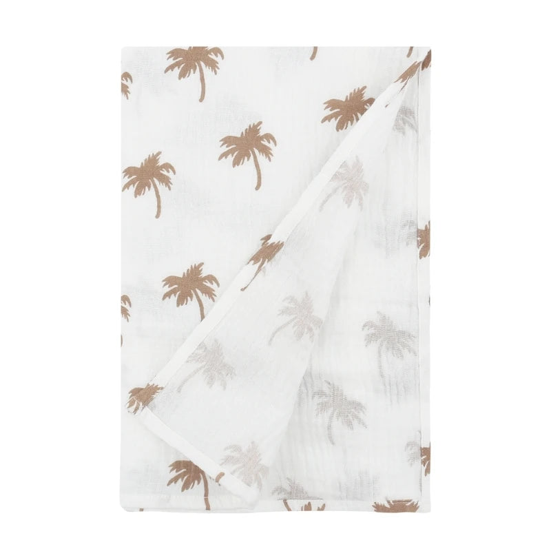 Baby Muslin-Towel Cotton Swaddle Blanket Infant Summer Thin Quilt High Absorbent Bath Towel Air Conditioned Room Blanket