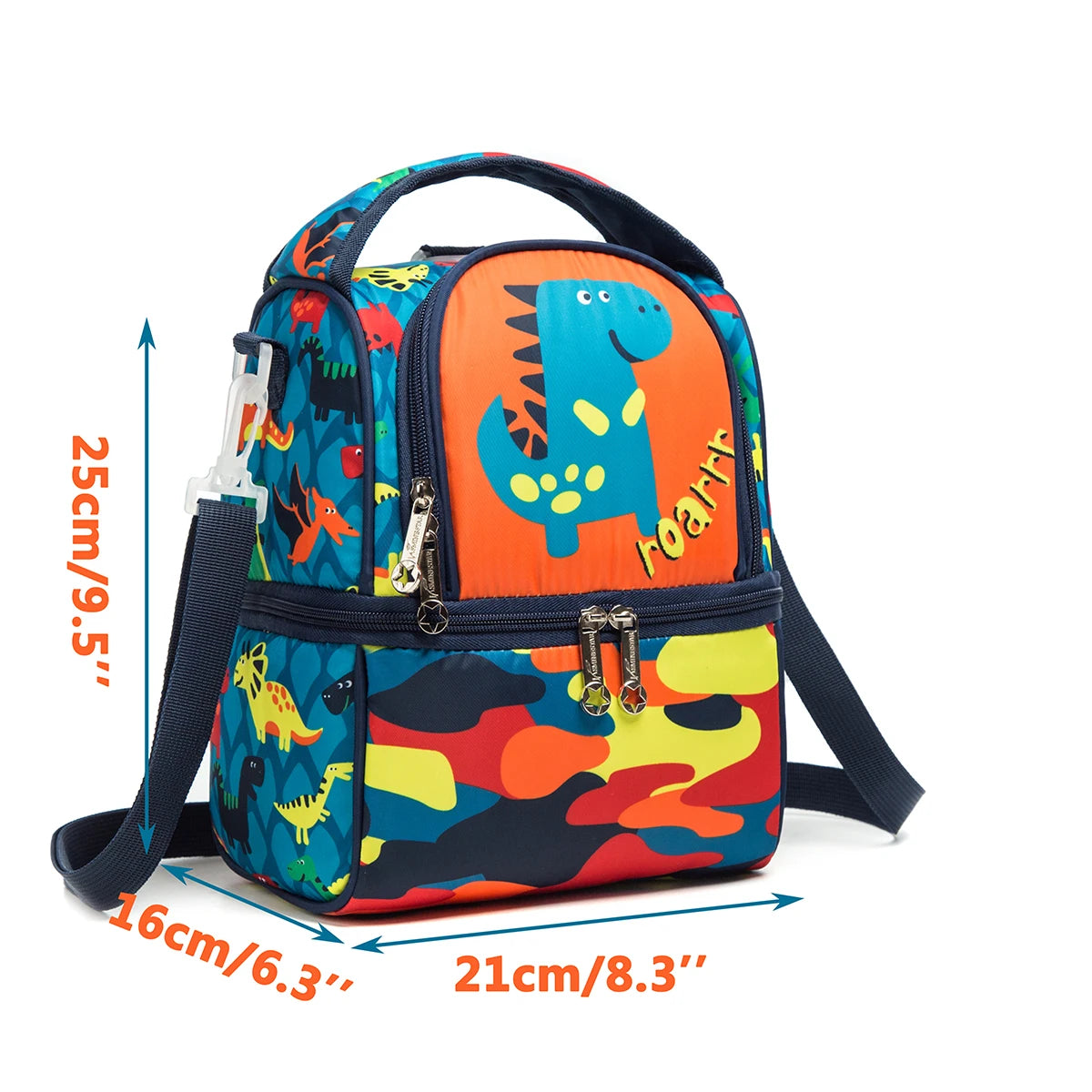 MYHSBYO Kids Lunch Bag Girls Backpack Insulated Cooler Bag for Girls and Boys Travel Lunch Tote with Adjustable Strap