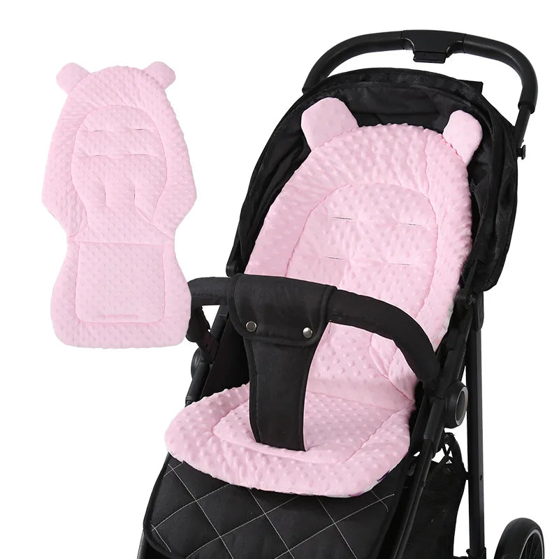 Baby Stroller Seat Cushion Cotton Infant Double-sided Seat Pad Thick Warm Universal Child Cart Mattress Mat Stroller Accessories