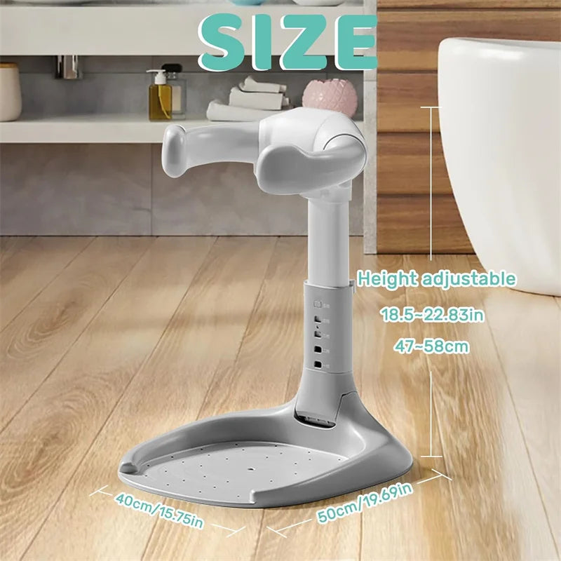 Foldable Baby & Toddler Bath Stand: Anti-Slip, Easy to Install, Standing Bath Design