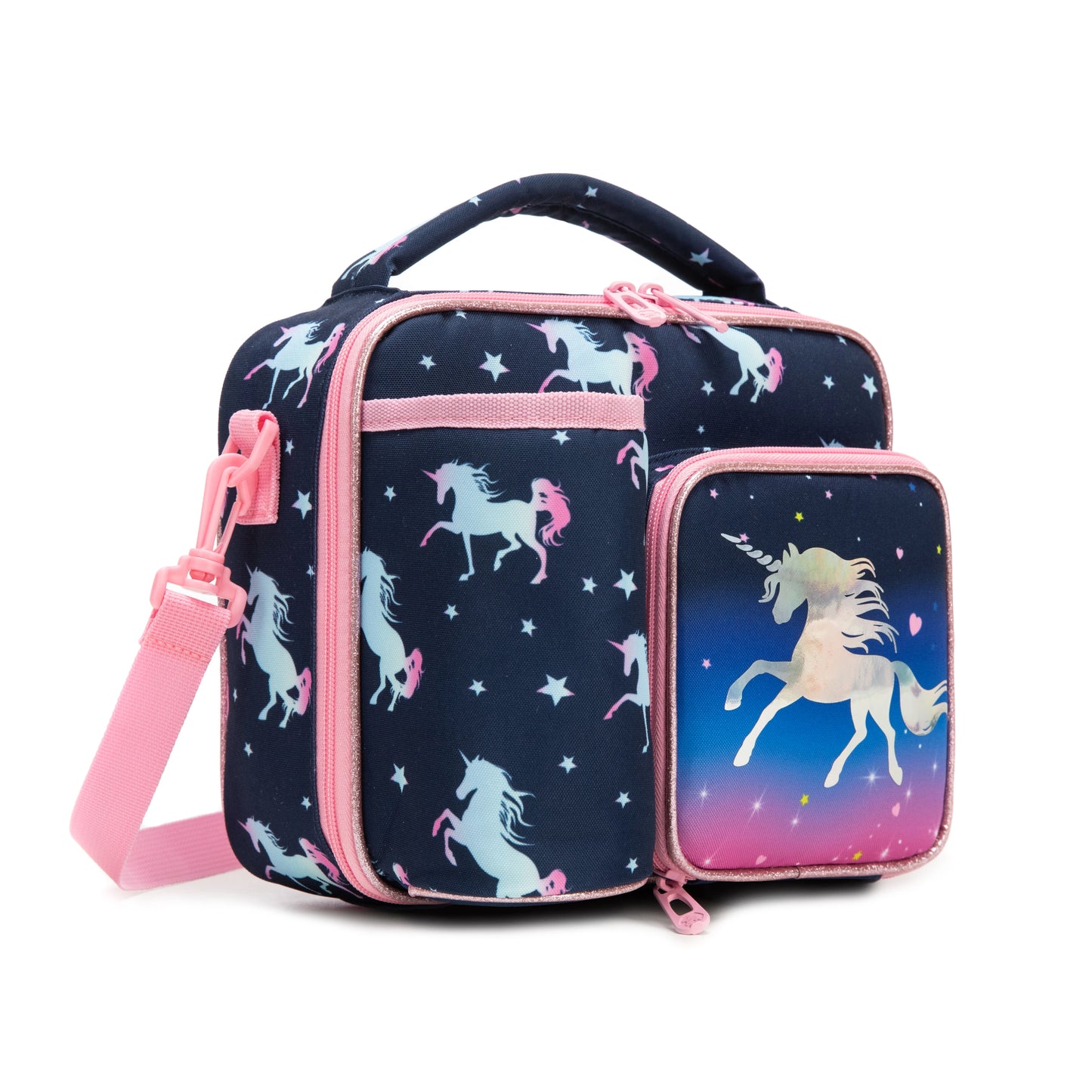 MYHSBYO Cute Animal Kids Lunch Box Meal Bag Washable Lunch Bag Reusable Leakproof Bag for School Nursery It's Beautiful for Girls