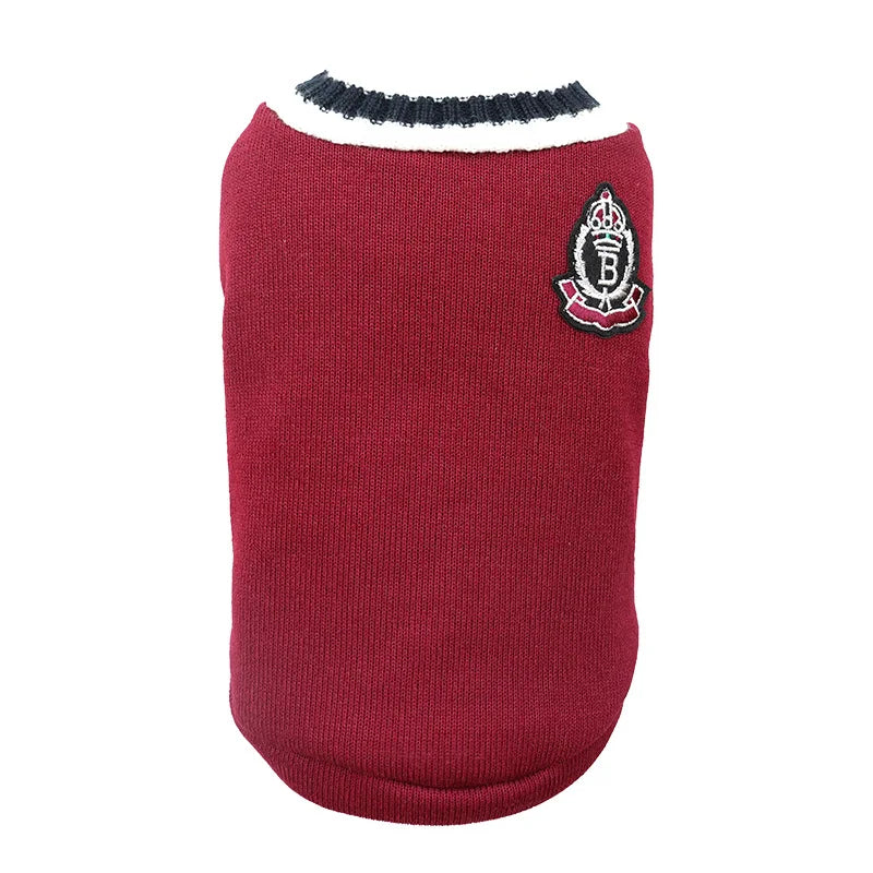 Pet Cat Solid Costume Autumn Winter Christmas Sweater For Small Dogs Kitten Pullover Puppy Vest Clothes Kitty Jacket Outfits