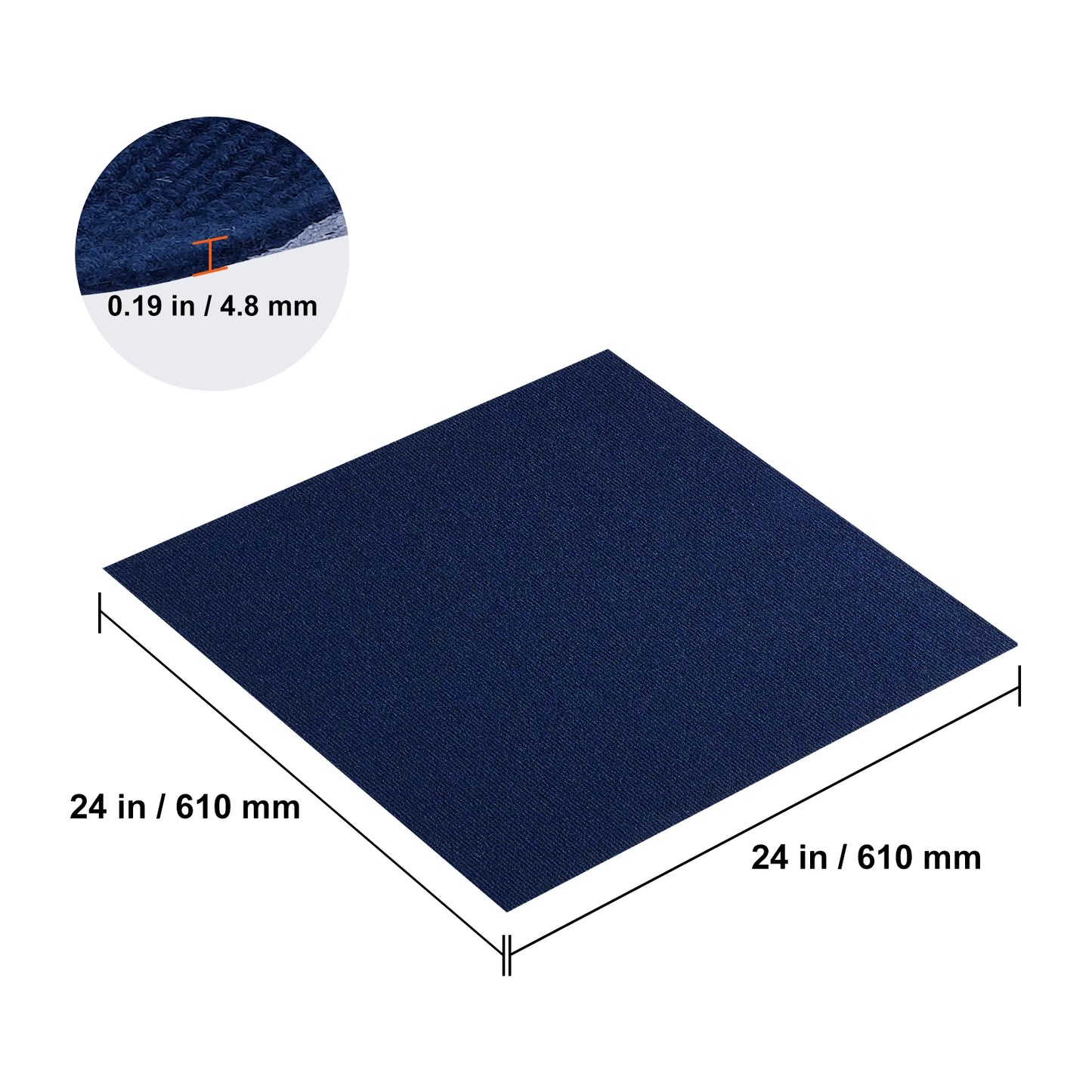 Carpet Tiles Peel & Stick Self Adhesive Carpet Floor Tile Soft Padded Carpet Tiles Bedroom Living Room Indoor Outdoor