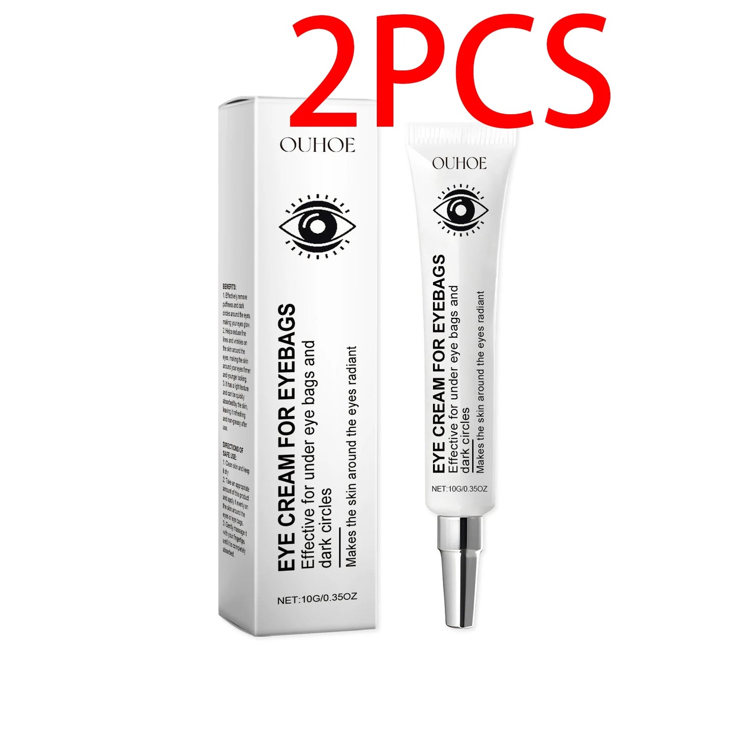 Ouhoe Collagen Eye Cream Hyaluronic Acid Deep Moisturizing Lightens Dark Circles Firms Skin Instant Eye Repair Serum Stick