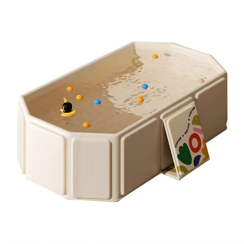 Indoor Baby Bath Tub Foldable Baby Thickened Bathing Bucket Large Extended Bathing Basin For Children Infant Use Shower Basin