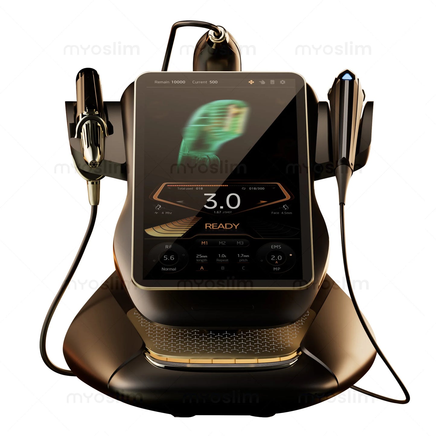 360MAX 25D HIFU 3 In 1 Multi Functional Beauty Equipment Non Invasive Anti Aging Face Lifting Neck Firming Body Shaping Slimming