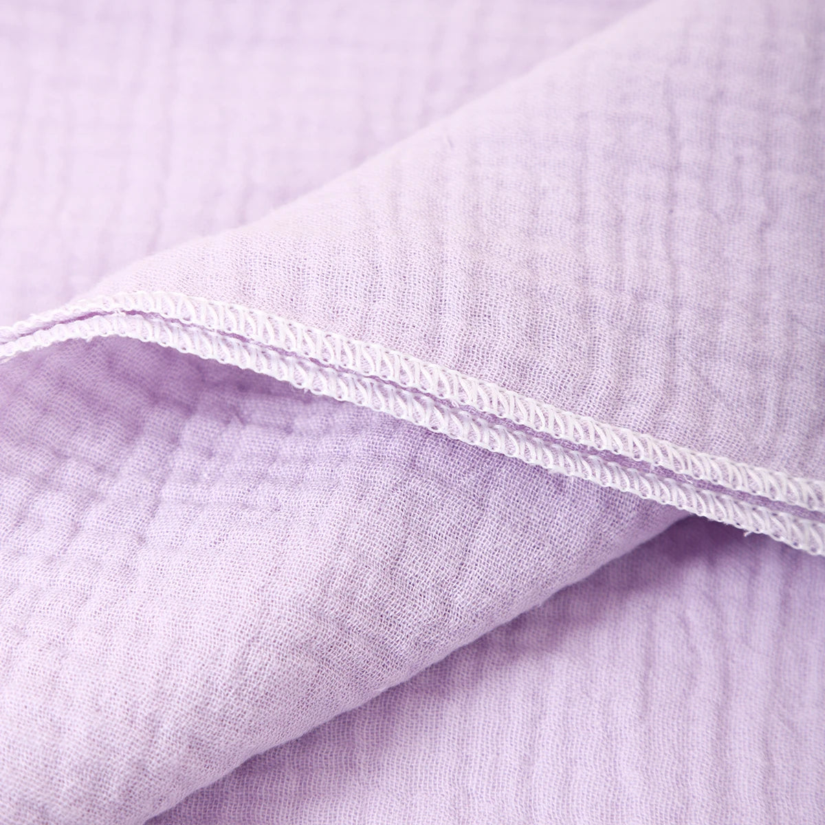 Baby Cotton Swaddle Blanket Muslin Bath Towel Newborn Crinkle Fabric Stroller Cover Wrap Gauze Toddler Sleep Blanket