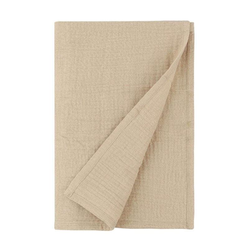 Baby Muslin-Towel Cotton Swaddle Blanket Infant Summer Thin Quilt High Absorbent Bath Towel Air Conditioned Room Blanket