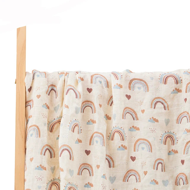 Elinfant Baby Swaddle Blanket All Season Breathable Blankets Newborn Bath Towel Various Patterns Multifunctio Use In Daily Life