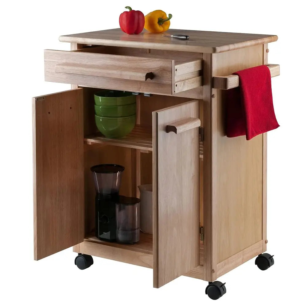Kitchen Island with Folding Drop Leaf, Rolling Island Table with Storage, Kitchen Cabinet on Wheels with Seating Area for Kitch