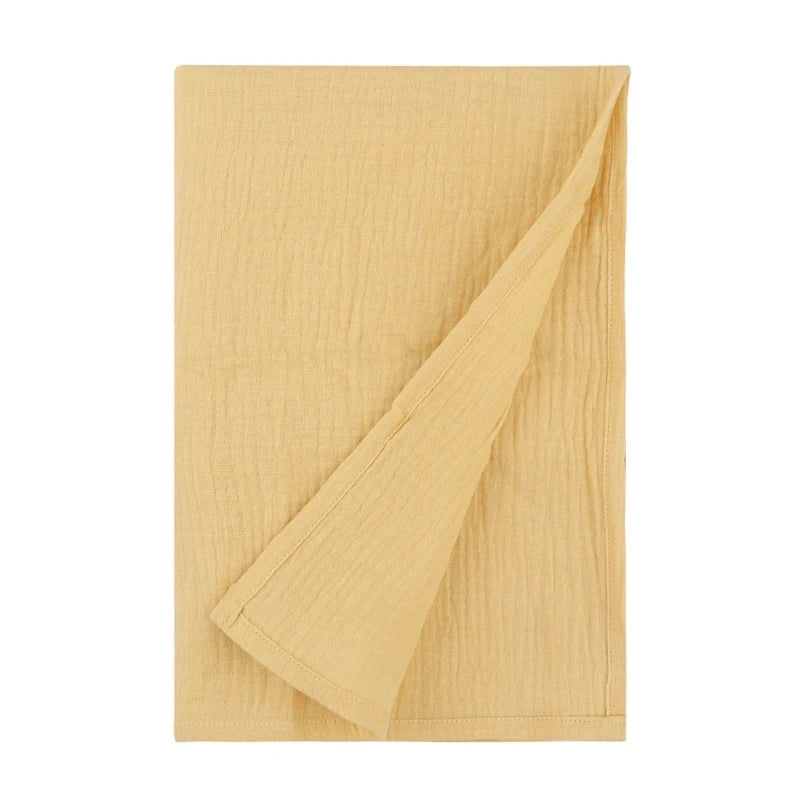 Baby Muslin-Towel Cotton Swaddle Blanket Infant Summer Thin Quilt High Absorbent Bath Towel Air Conditioned Room Blanket