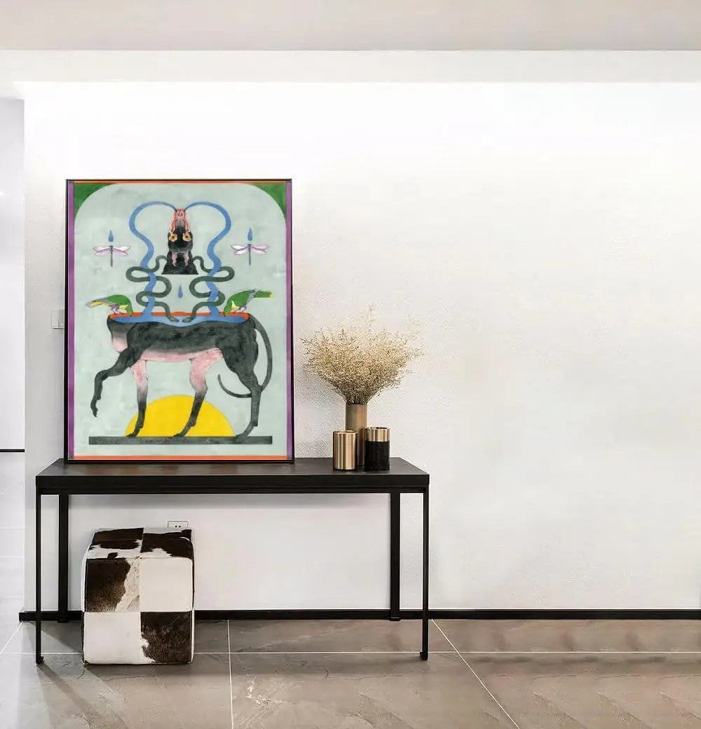 Artist Lou Benesch Fantasy Painting Art Poster (5) Wall Poster Art Canvas Printing Gift Office Bedroom Aesthetic Poster 16x20inc