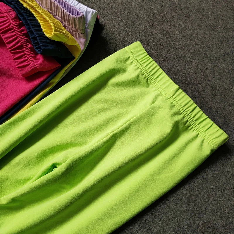 Spring Summer Baby Girls Leggings Cotton Soft Elastic Candy Color Kids Tight Pants