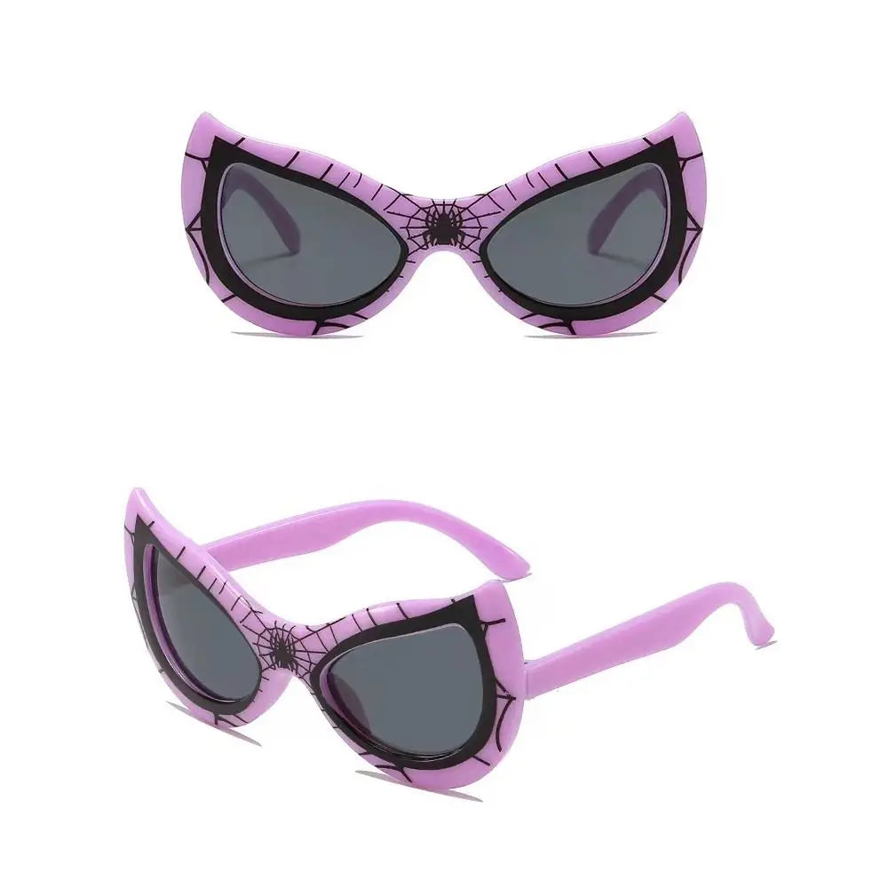 Fashion Cartoon Sunglasses Men UV-blocking Anti-reflective Trend Sun Glasses for Children Photography Props Sunshade Eyewear