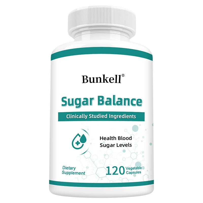 Sugar Balance Supplement - Supports Cardiovascular and Heart Health, Non-GMO, Gluten-Free, with Vitamin C, Berberine HCl