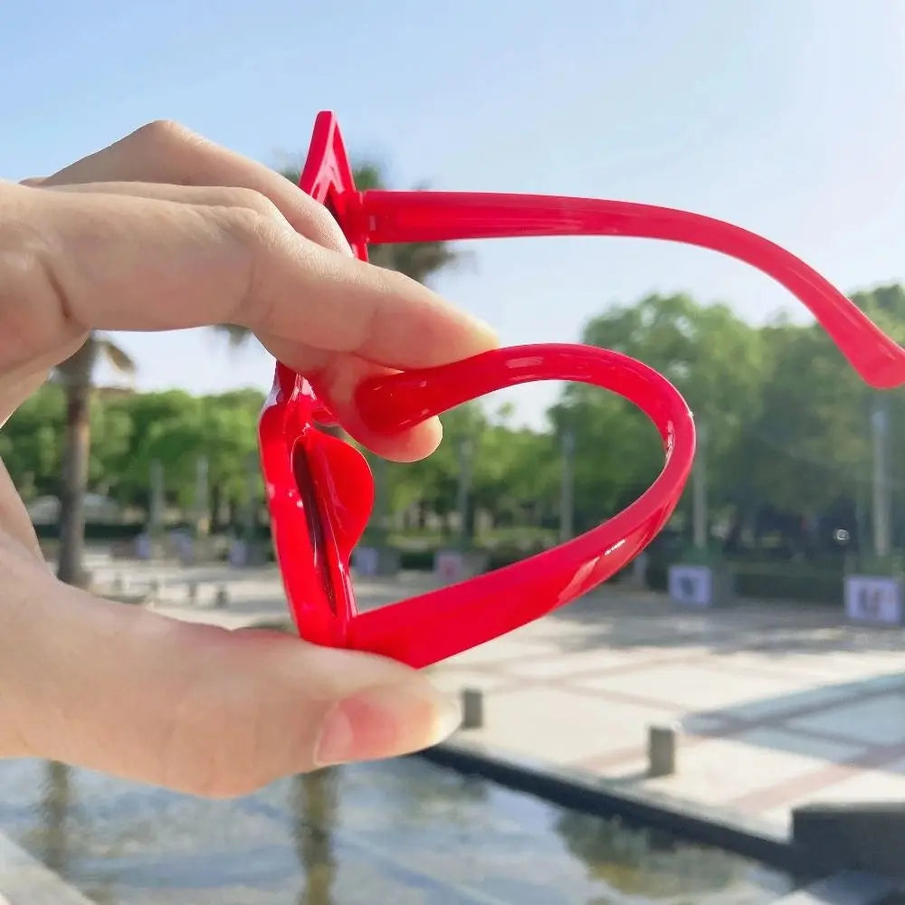 Fashion Cartoon Sunglasses Men UV-blocking Anti-reflective Trend Sun Glasses for Children Photography Props Sunshade Eyewear
