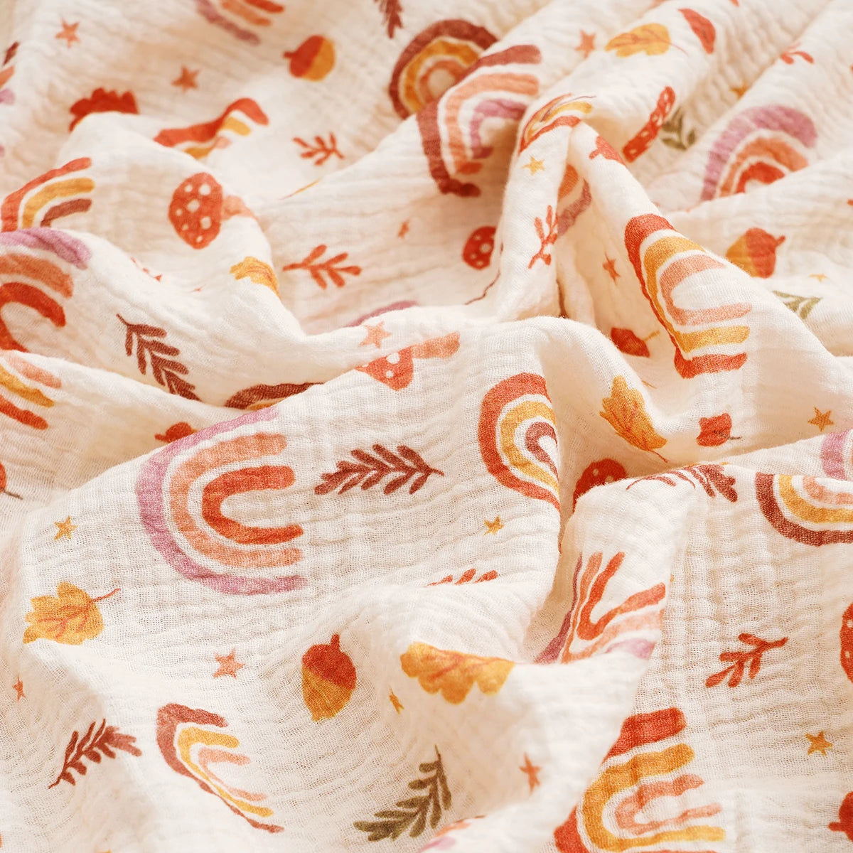 All Season New Arrival 100% Cotton Baby Muslin Swaddle Blanket Newborn Bath Towel Cute Infant Quilt Size 100x100cm