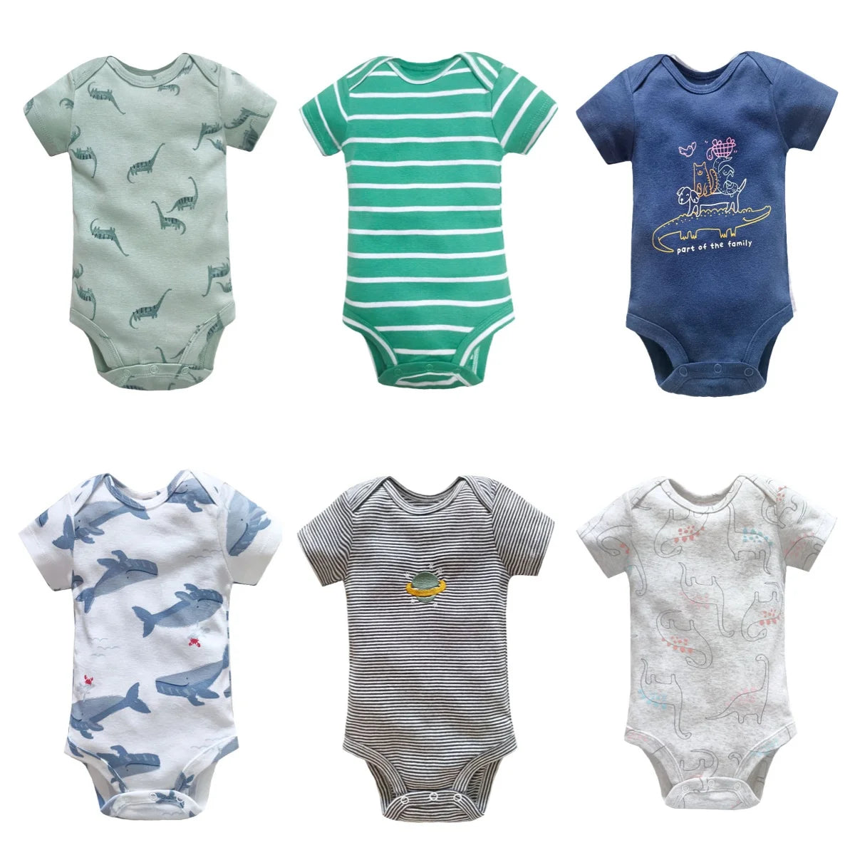 One Pieces Unisex Newborn Baby Boy Clothes Whale Cotton Baby Girl Clothes Cartoon Girls Baby Clothing Jumpsuits Bodysuits